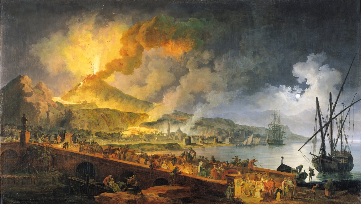 1771年，1779年维苏威火山爆发（另见49565） 作者 皮埃尔·雅克·沃尔莱尔