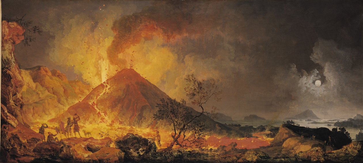 维苏威火山爆发 作者 皮埃尔·雅克·沃尔莱尔