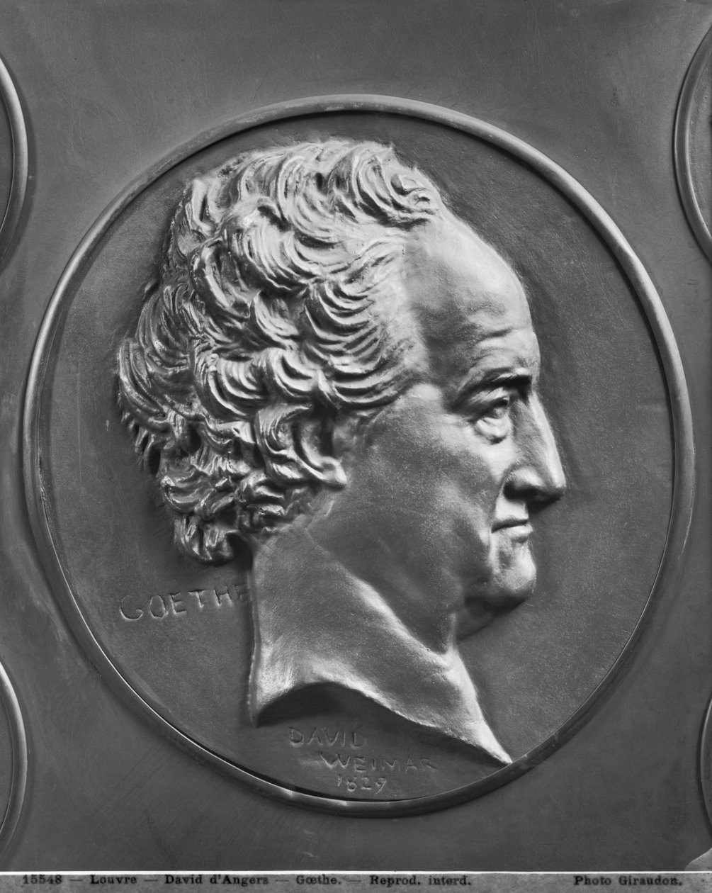 Johann Wolfgang von Goethe，1829（青铜） 作者 皮埃尔·简·大卫·丹格斯