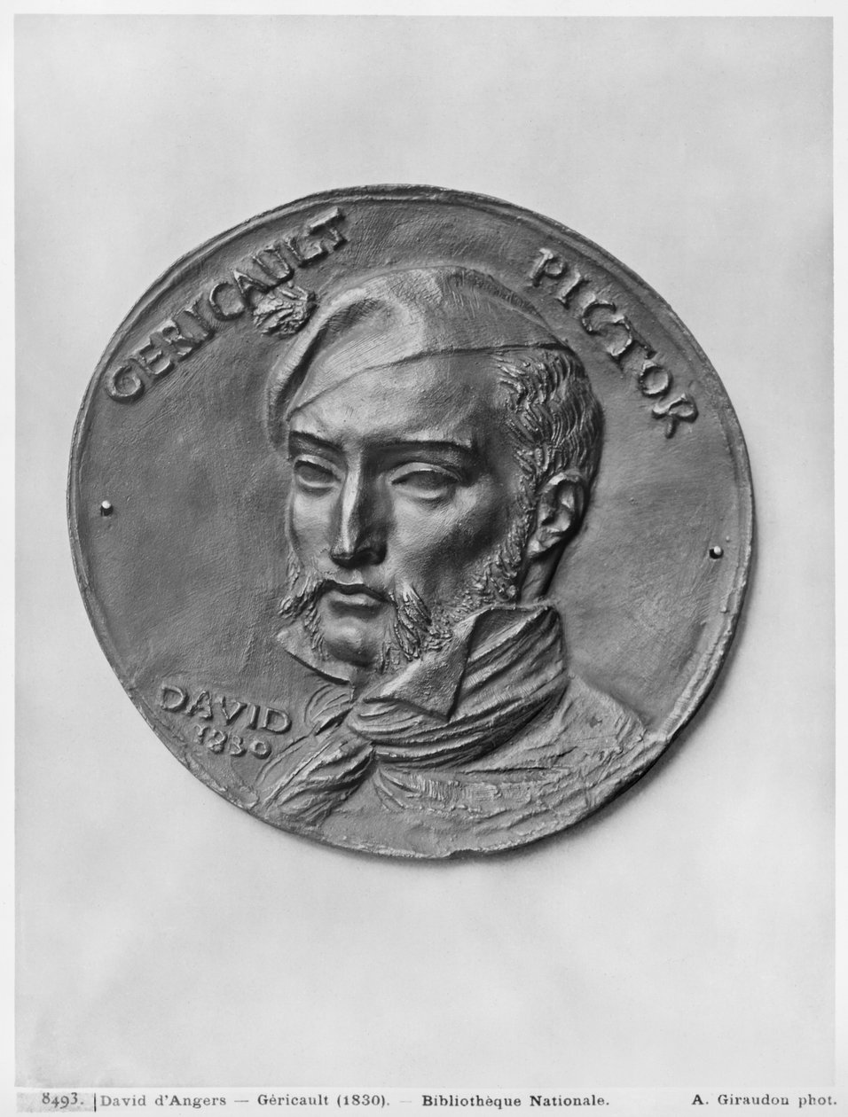 Theodore Gericault，1830（青铜） 作者 皮埃尔·简·大卫·丹格斯