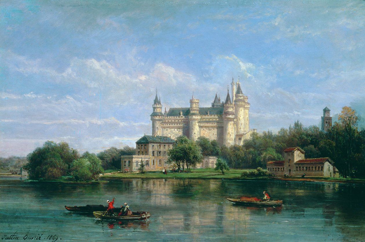 Chateau de Pierrefonds，1869年 作者 皮埃尔·贾斯汀·奥弗里