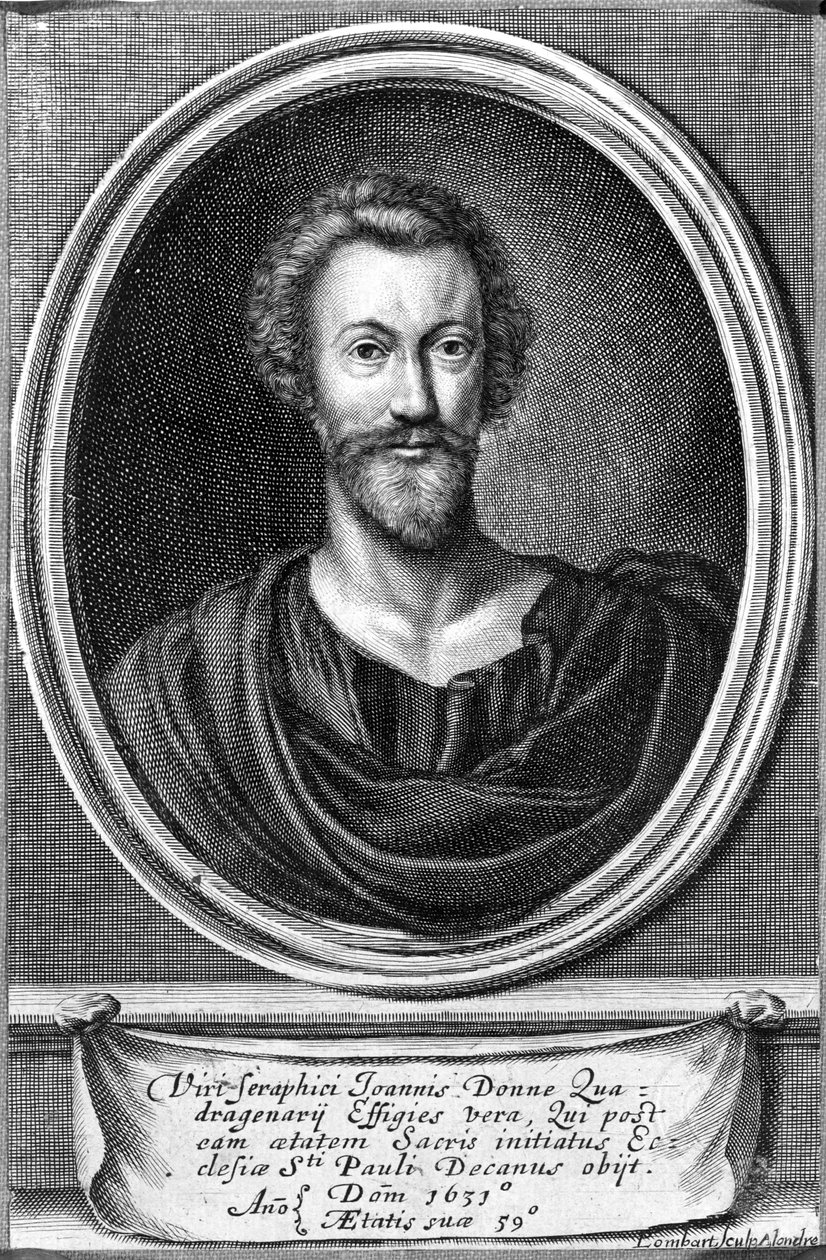 John Donne，c.1633 作者 皮埃尔·隆巴德（Lombard）