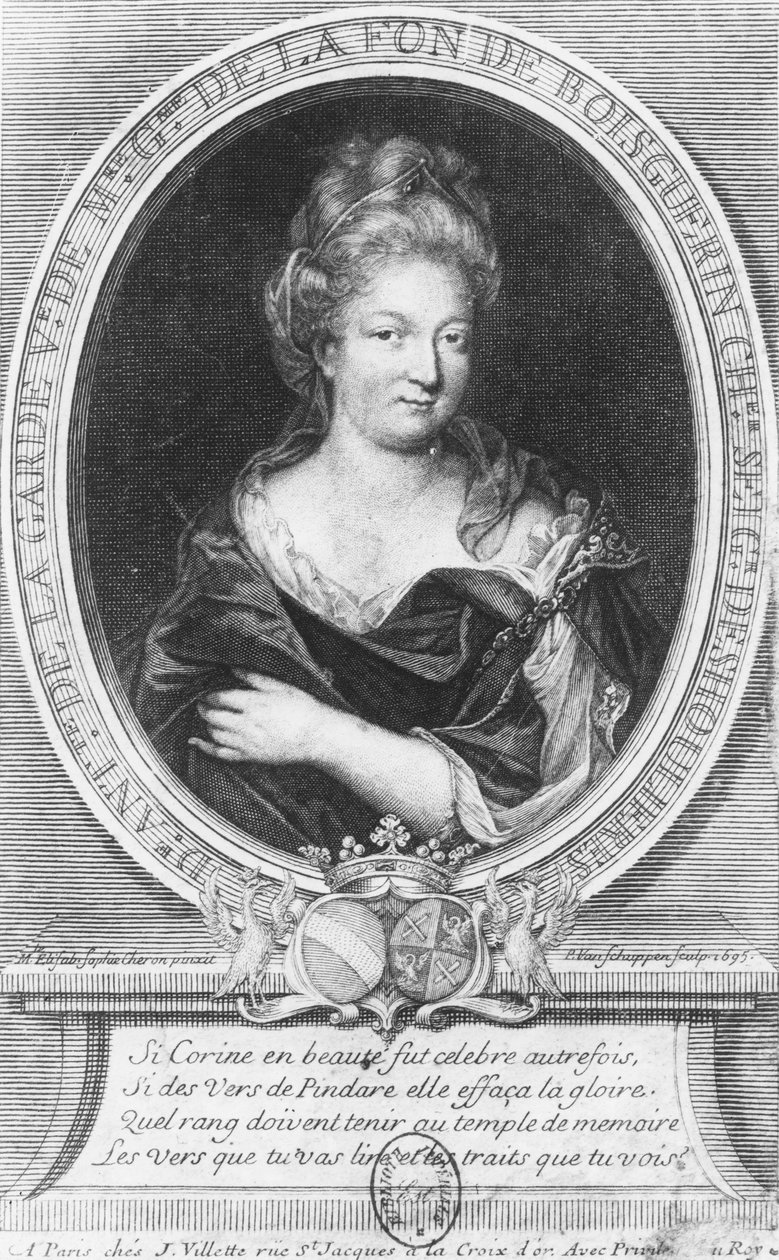 GardeDeshoulières的Antoinette Du Ligier 作者 皮埃尔·路易斯·范·舒本