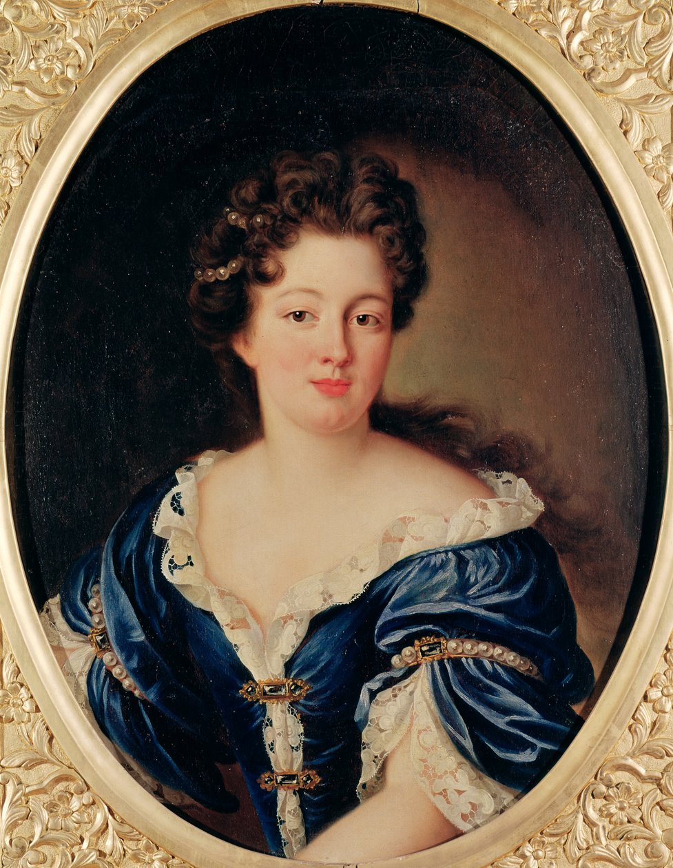 Marie-Anne Mancini（1646-1714）科隆纳公主的肖像 作者 皮埃尔·米尼亚德