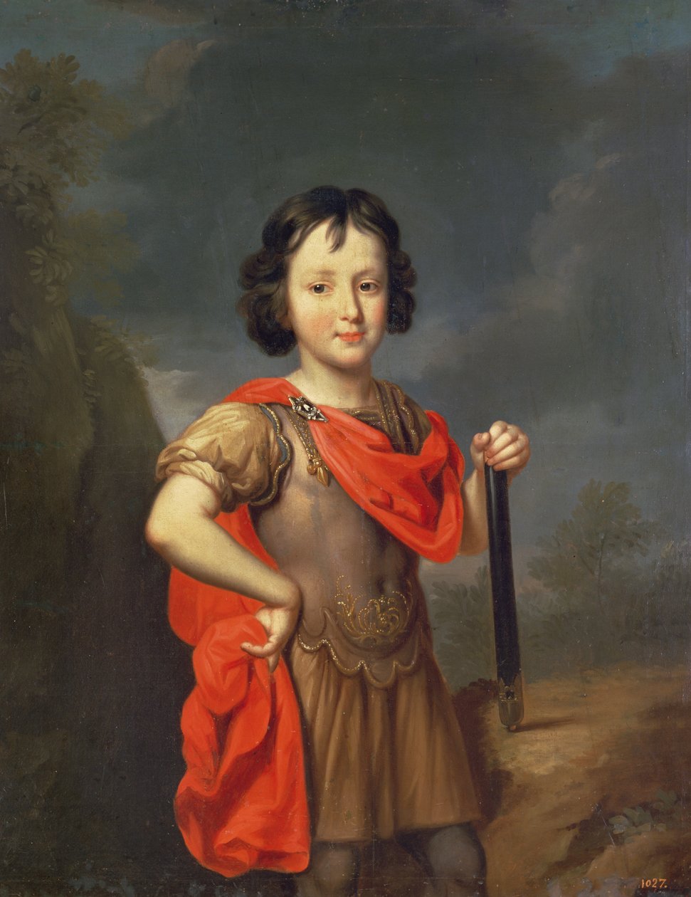 Philippe II d&39;Orleans（1674-1723）1687的肖像 作者 皮埃尔·米尼亚德