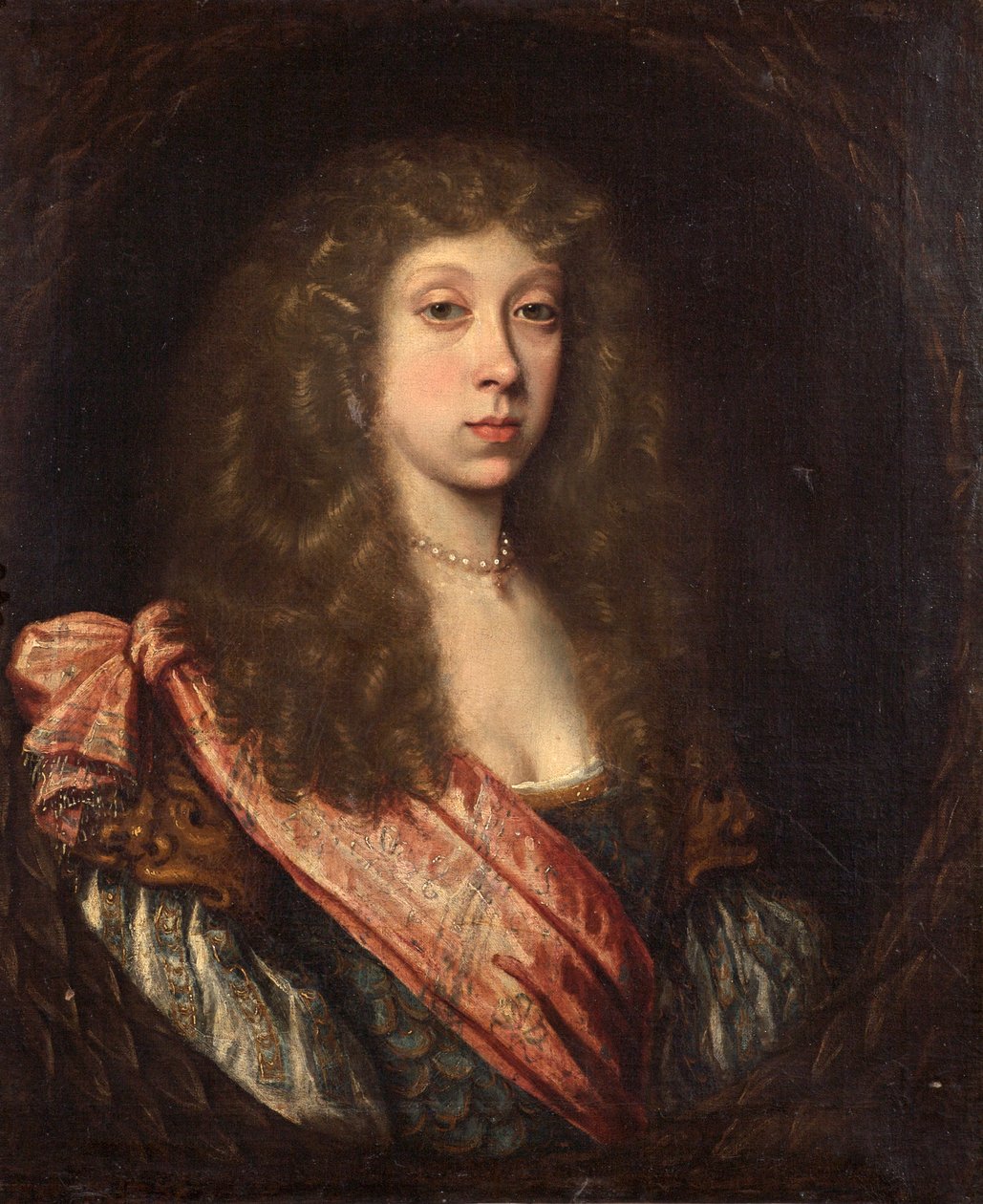 未知的夫人在面具服装，c.1670 作者 皮埃尔·米尼亚德