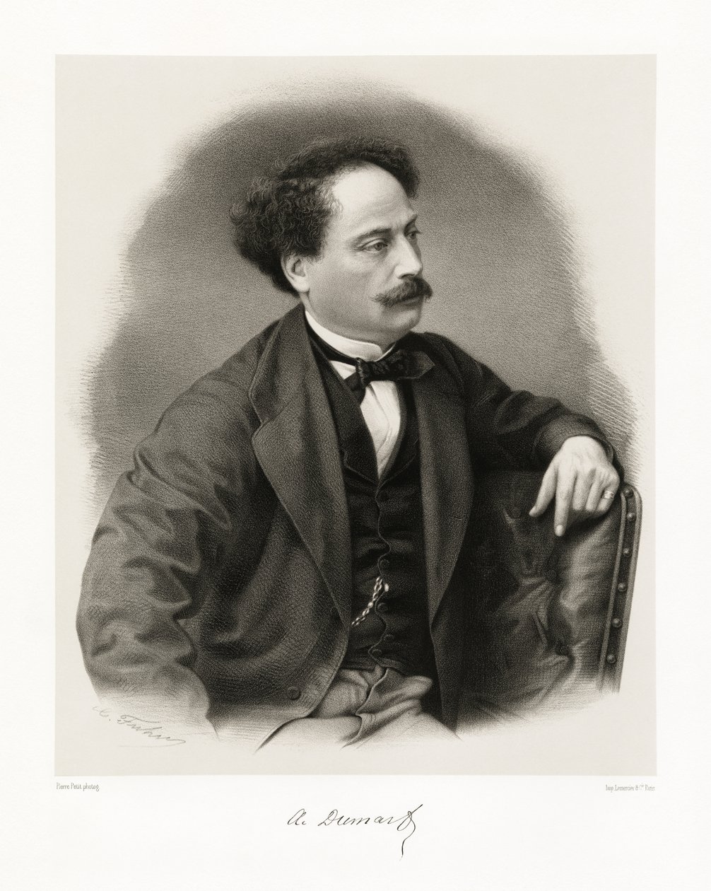 Alexandre Dumas，1865-66 作者 皮埃尔·佩蒂特