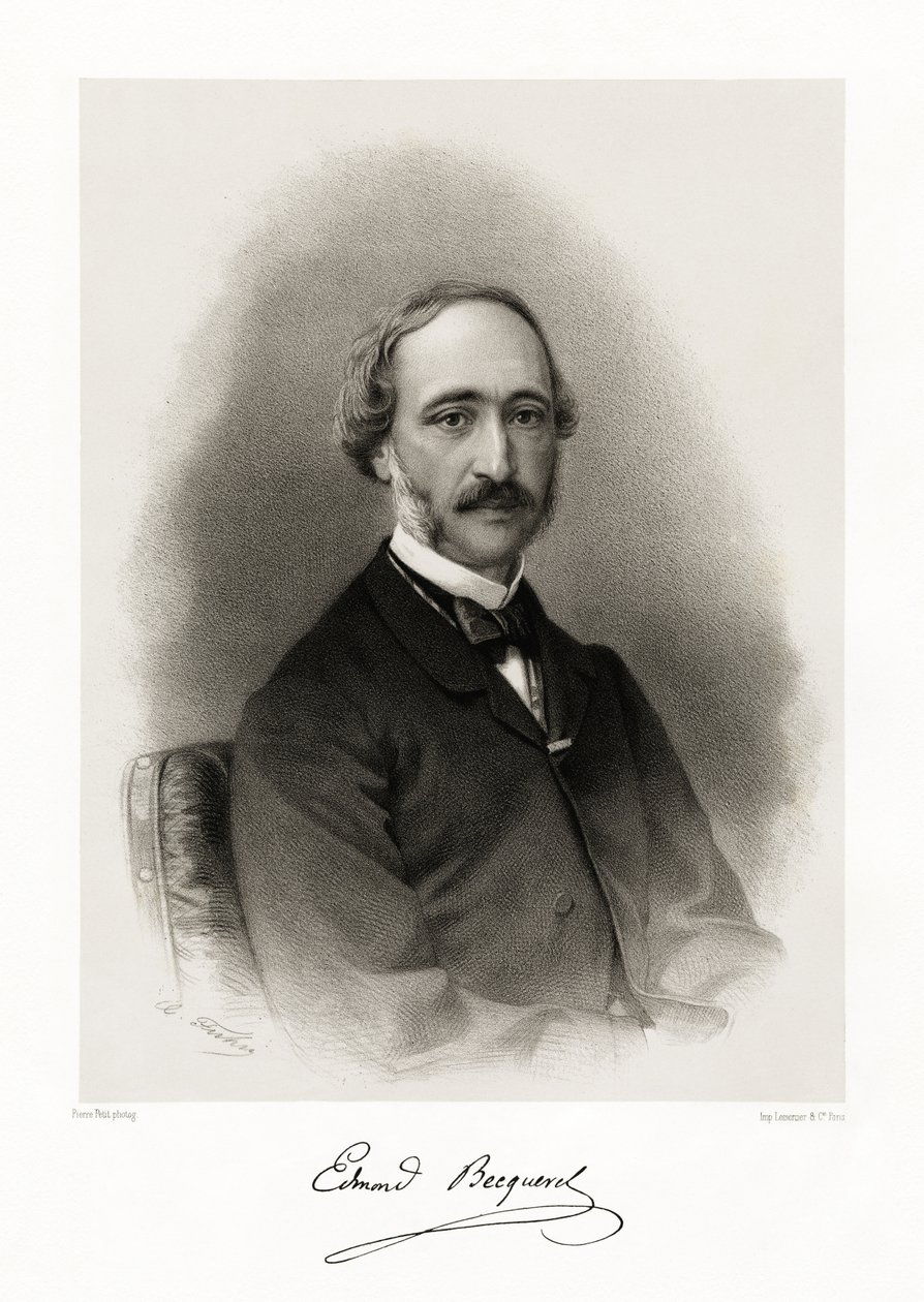 Alexandre Edmond Becquerel，1865-66 作者 皮埃尔·佩蒂特