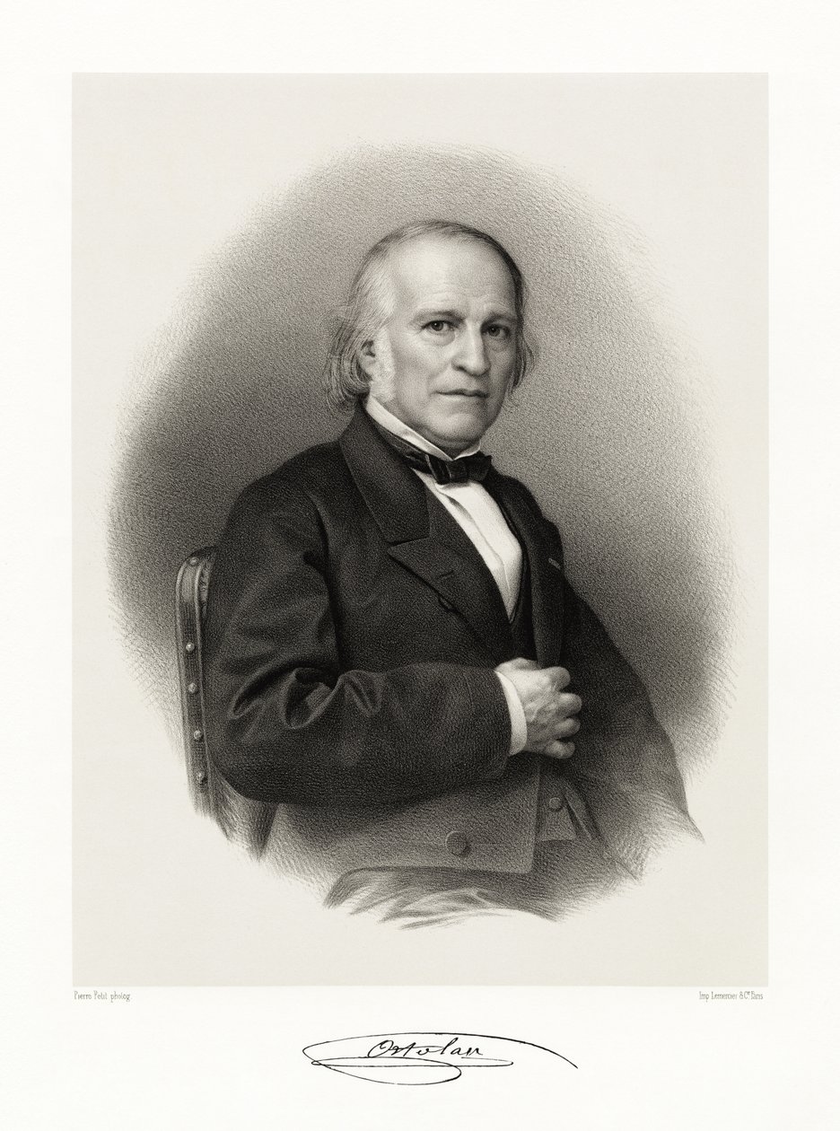 JosephLouisElzéarOrtolan，1865-66 作者 皮埃尔·佩蒂特