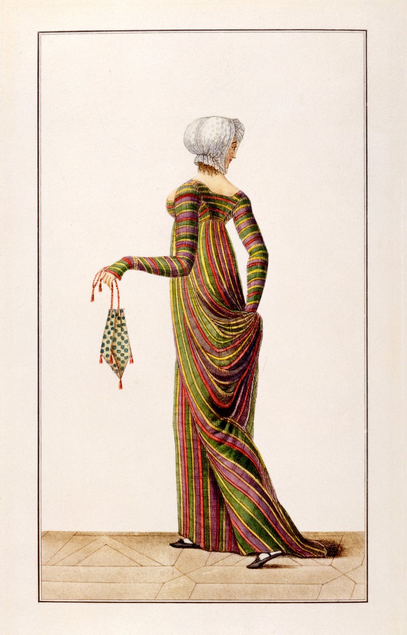 Madras Dresses from Journal des Dames，1800 作者 皮埃尔·德拉·迈桑格