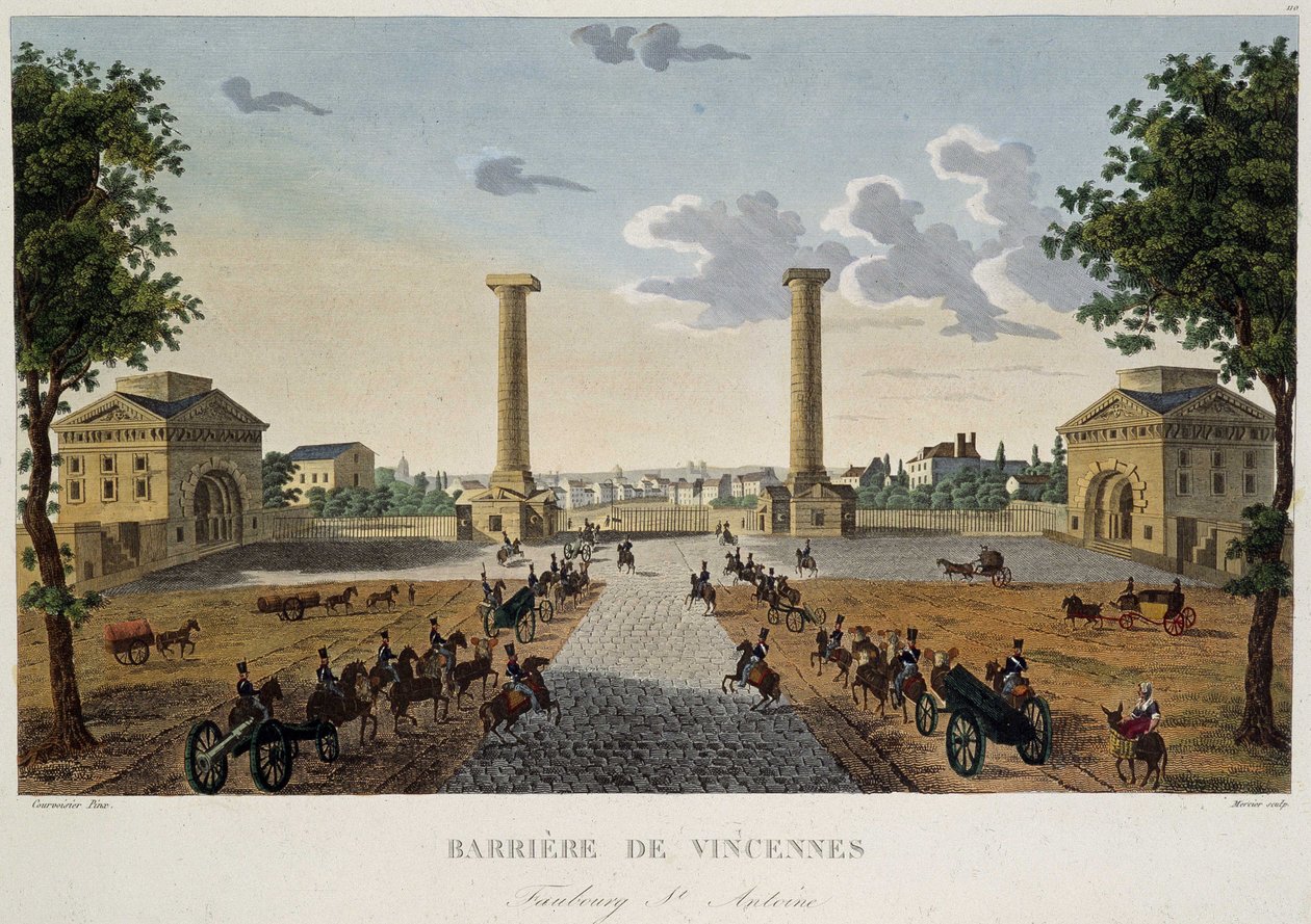 Courvoisier的《万森壁垒》（Barriers of Vincennes）。 作者 皮埃尔（之后）古瓦锡耶