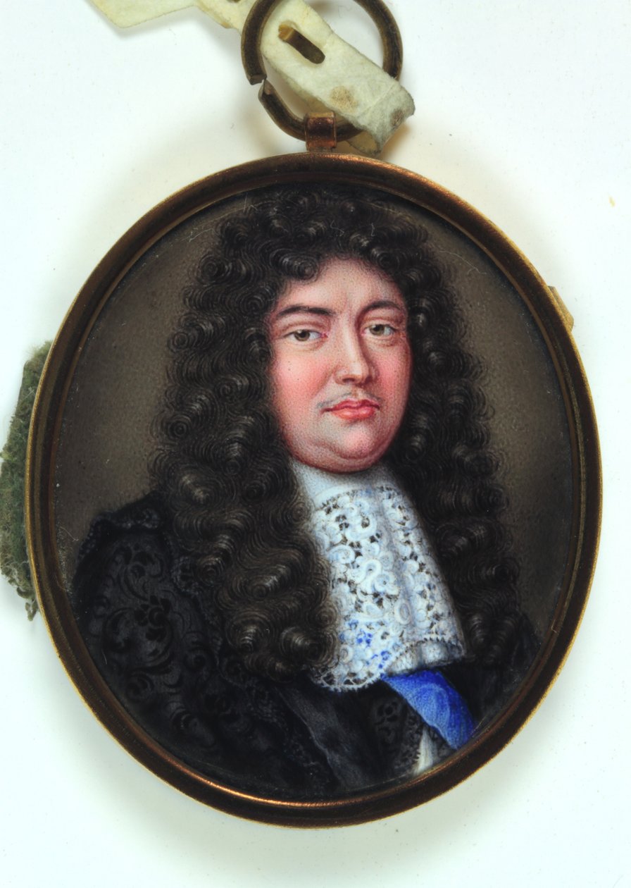 Christopher Monck, 2nd Duke of Albemarle (enamel on gold) 作者 皮埃尔（attr.to）Signac