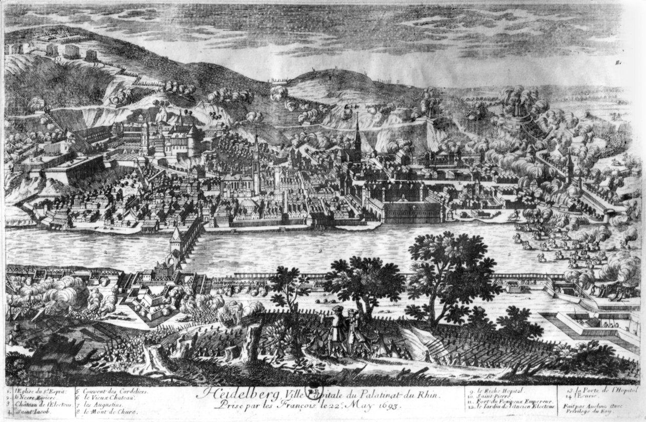 1693年5月22日海德堡的采取 作者 皮埃尔·亚历山大·艾夫林