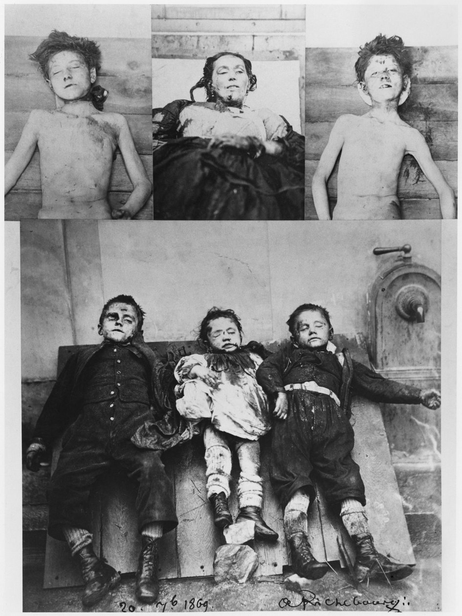 Troppmann事件，Kinck家庭被Jean-Baptiste Troppmann谋杀，1869年 作者 皮埃尔·安布罗斯·里奇堡