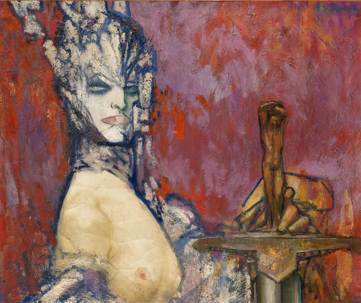 莎乐美（布面油画） 作者 皮埃尔·阿米迪·马塞尔·贝罗瑙
