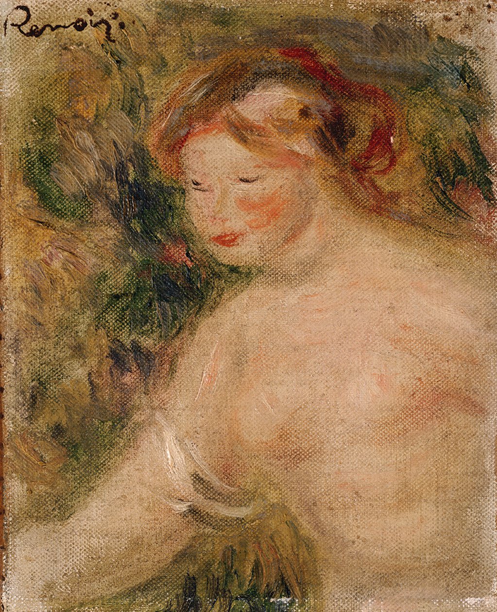 女躯干，1910年 作者 皮埃尔·奥古斯特·雷诺阿