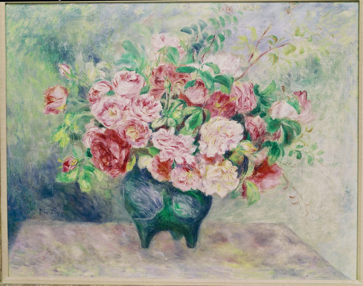一束鲜花（布面油画） 作者 皮埃尔·奥古斯特·雷诺阿