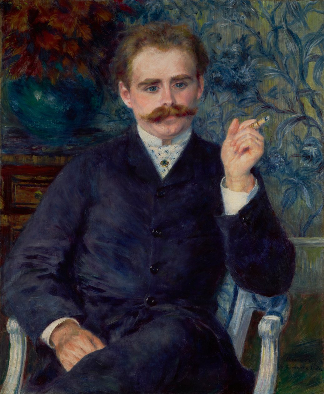 Albert Cahen dAnvers，1881 作者 皮埃尔·奥古斯特·雷诺阿