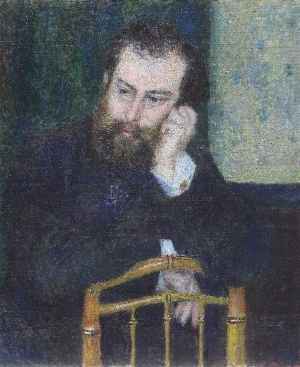 阿尔弗雷德·西斯利（Alfred Sisley），1876年 作者 皮埃尔·奥古斯特·雷诺阿