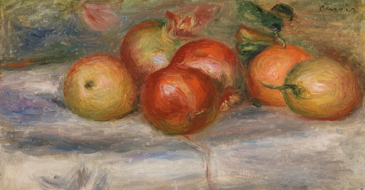 苹果、橙子和柠檬（Pommes, oranges et citrons） 作者 皮埃尔·奥古斯特·雷诺阿