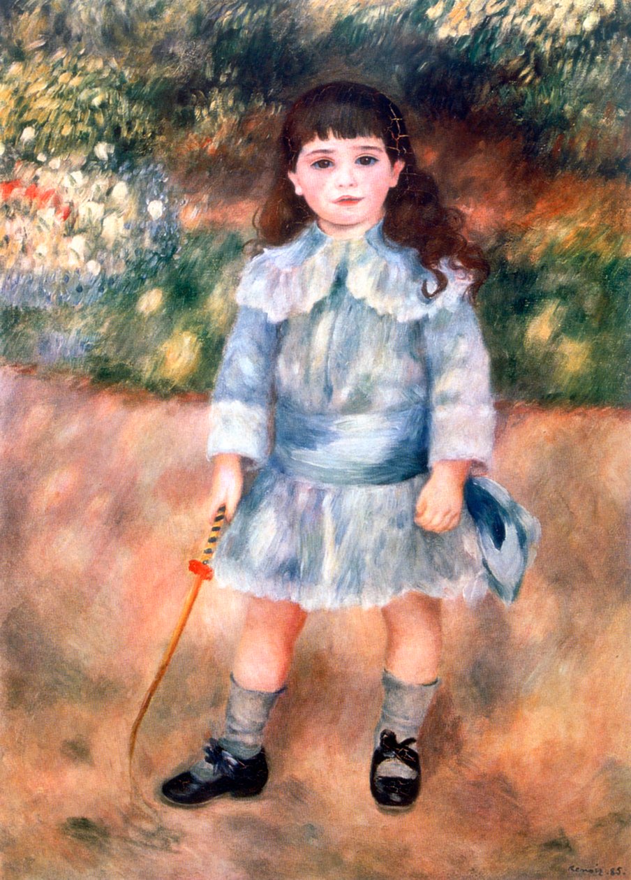 鞭子男孩，1885年 作者 皮埃尔·奥古斯特·雷诺阿