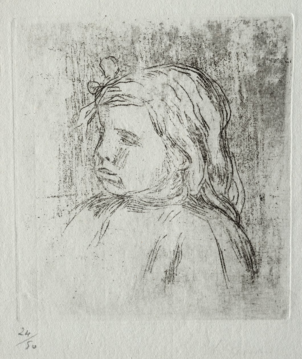 克劳德·雷诺阿（Claude Renoir），左路四分之三，1908年。 作者 皮埃尔·奥古斯特·雷诺阿