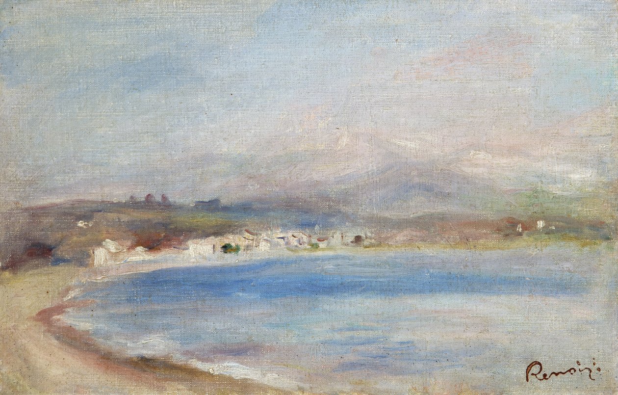 克罗斯·德卡涅斯，海洋，山脉，约1910年（布面油画） 作者 皮埃尔·奥古斯特·雷诺阿
