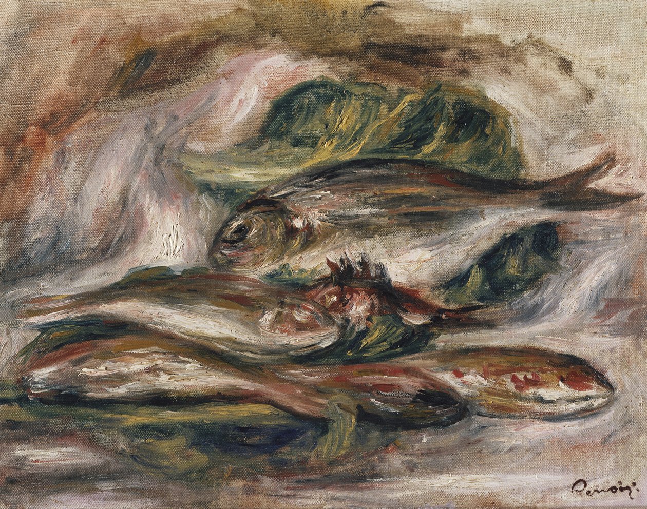 鱼，约1919年 作者 皮埃尔·奥古斯特·雷诺阿