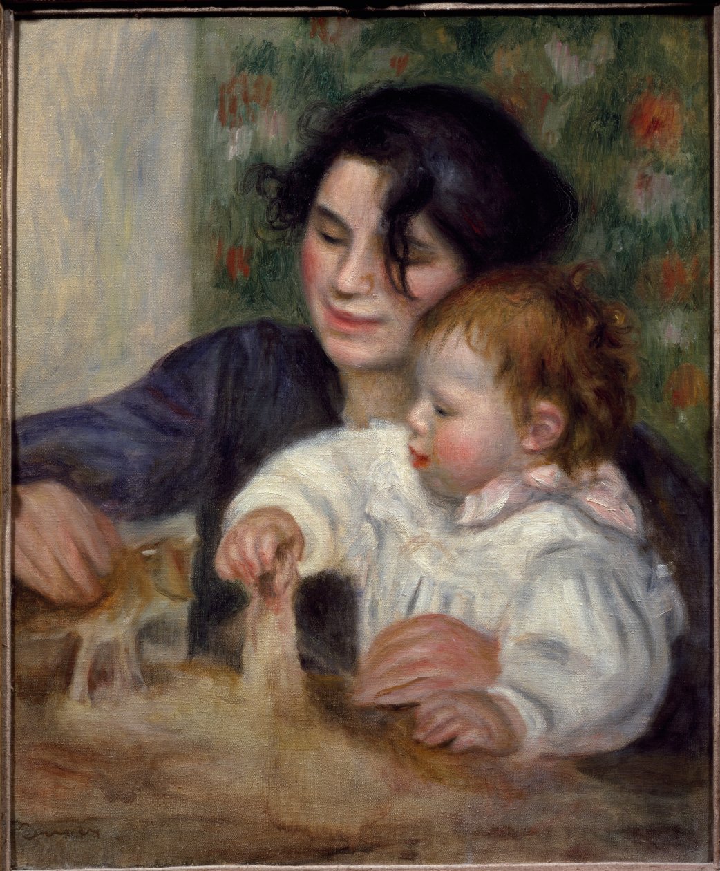 Gabrielle et Jean-画家儿子让·雷诺阿的肖像 作者 皮埃尔·奥古斯特·雷诺阿