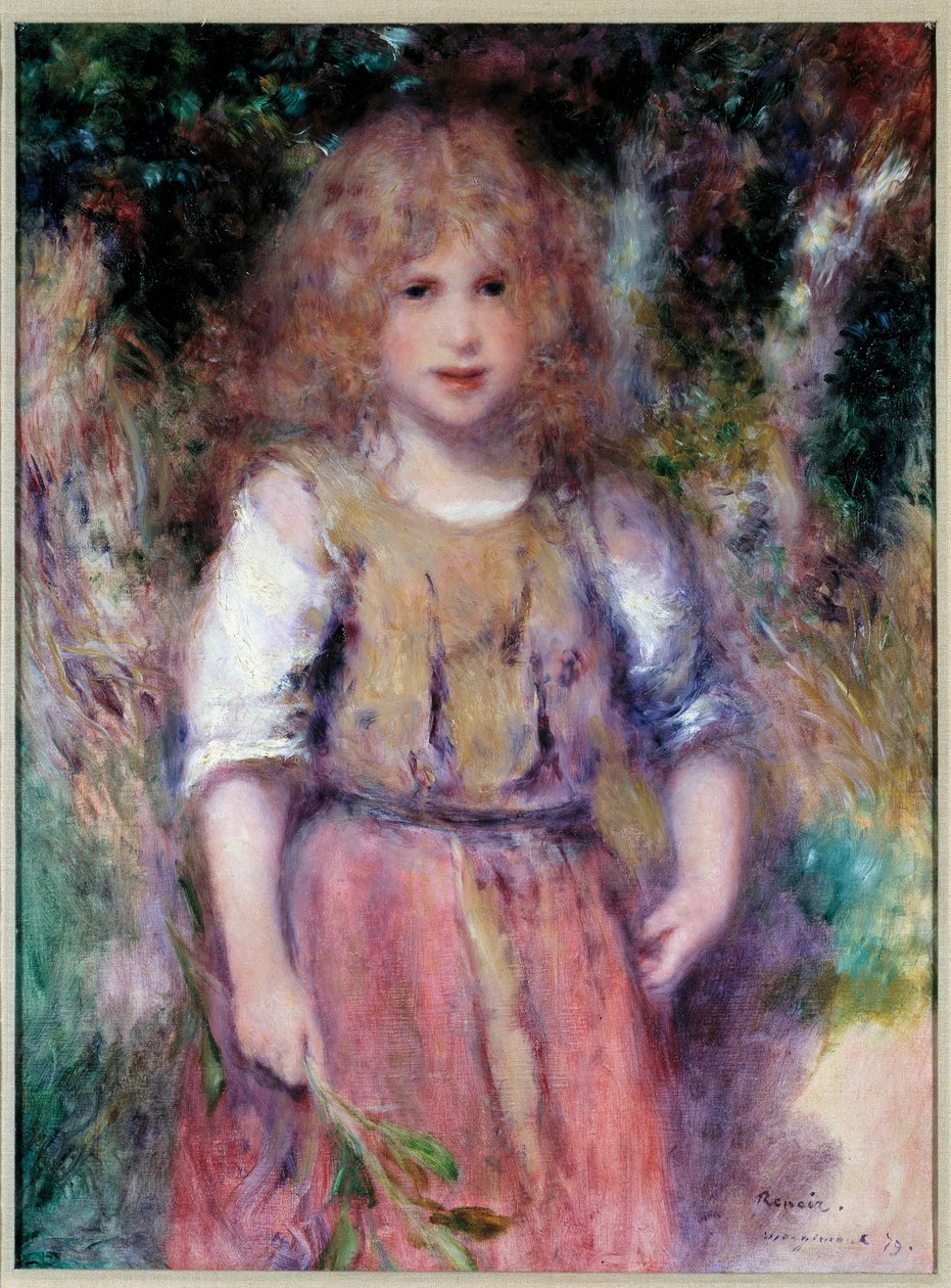 La petite bohemienne Pierre Auguste Renoir (1841-1919) 的画作，1879 年私人收藏 作者 皮埃尔·奥古斯特·雷诺阿