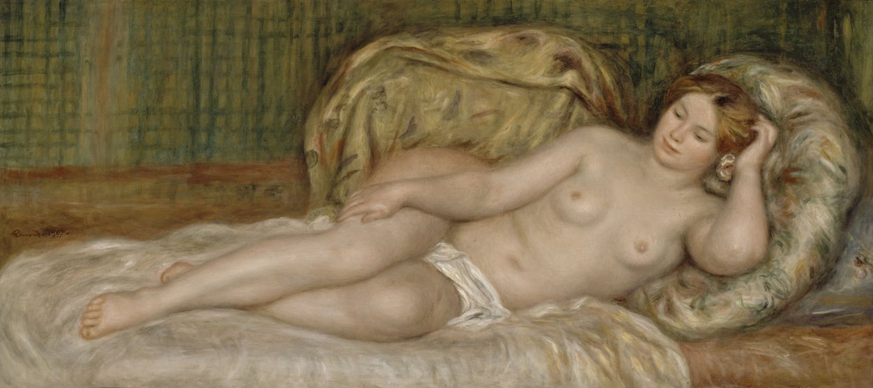 大裸体大裸体，1907年 作者 皮埃尔·奥古斯特·雷诺阿