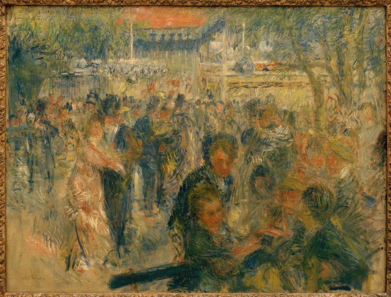Moulin de la Galette的舞会 作者 皮埃尔·奥古斯特·雷诺阿