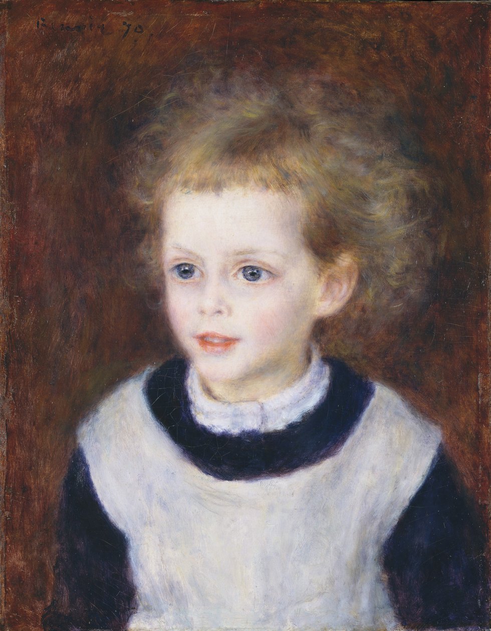 Marguerite-Thérèse（Margot）Berard，1879 作者 皮埃尔·奥古斯特·雷诺阿