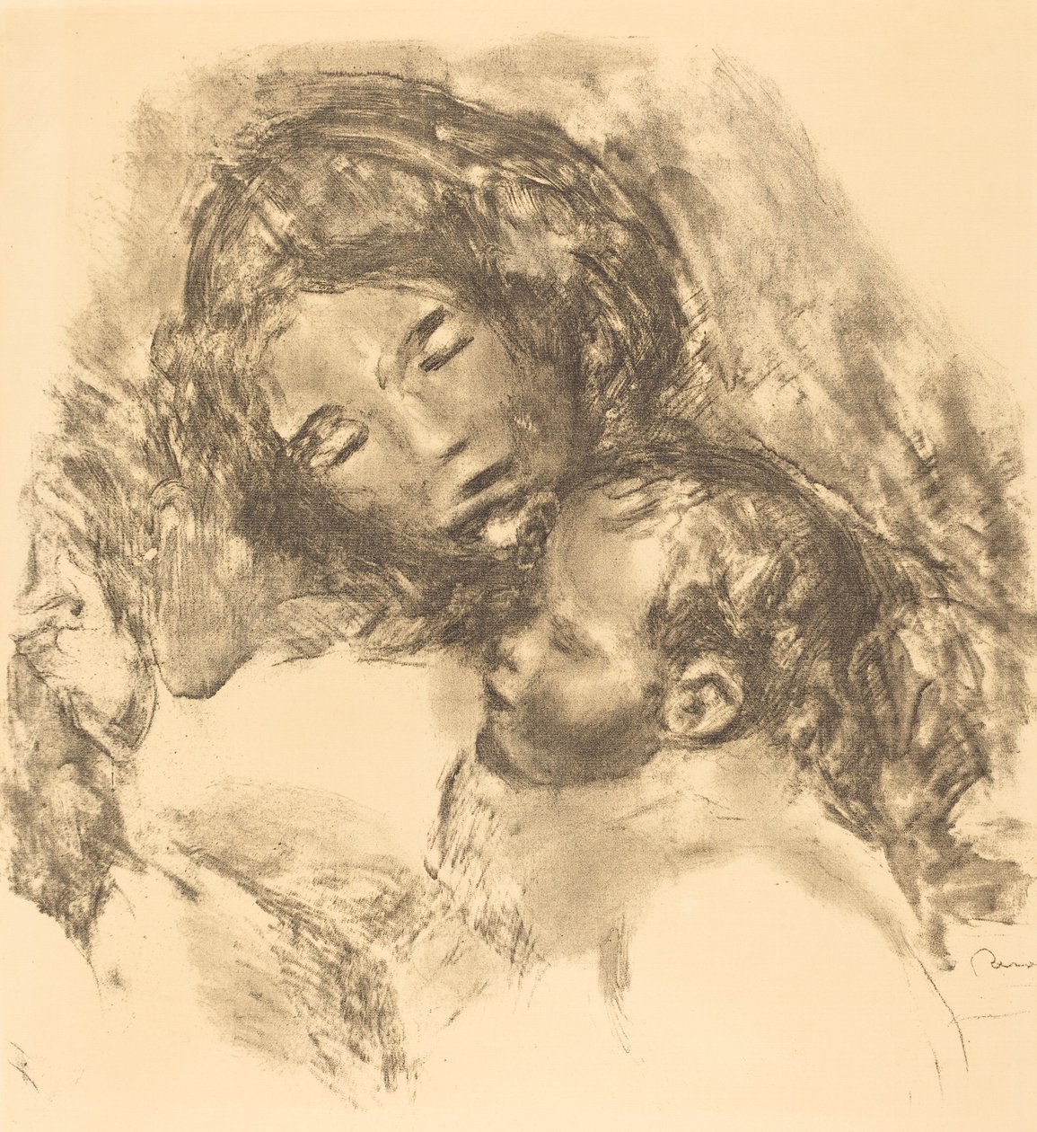 Maternity Maternite，约1912年。 作者 皮埃尔·奥古斯特·雷诺阿