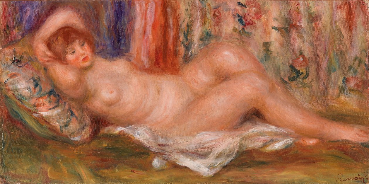 裸女卧姿 作者 皮埃尔·奥古斯特·雷诺阿