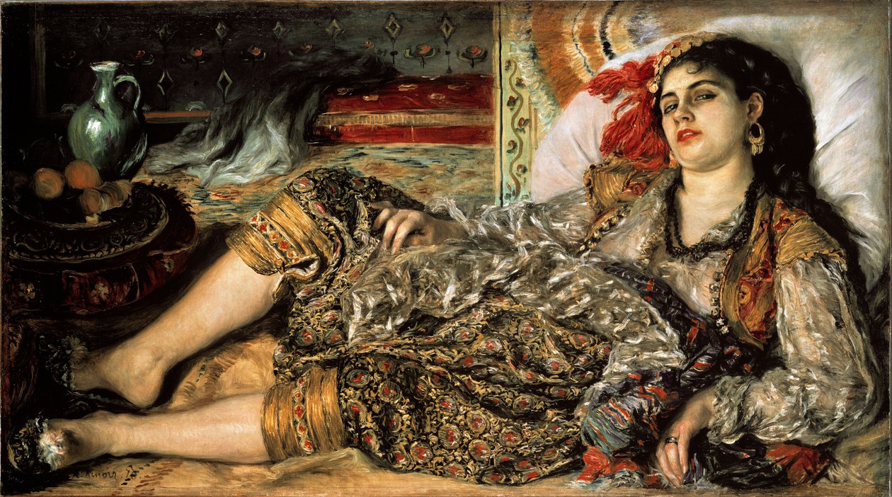 Odalisque 作者 皮埃尔·奥古斯特·雷诺阿