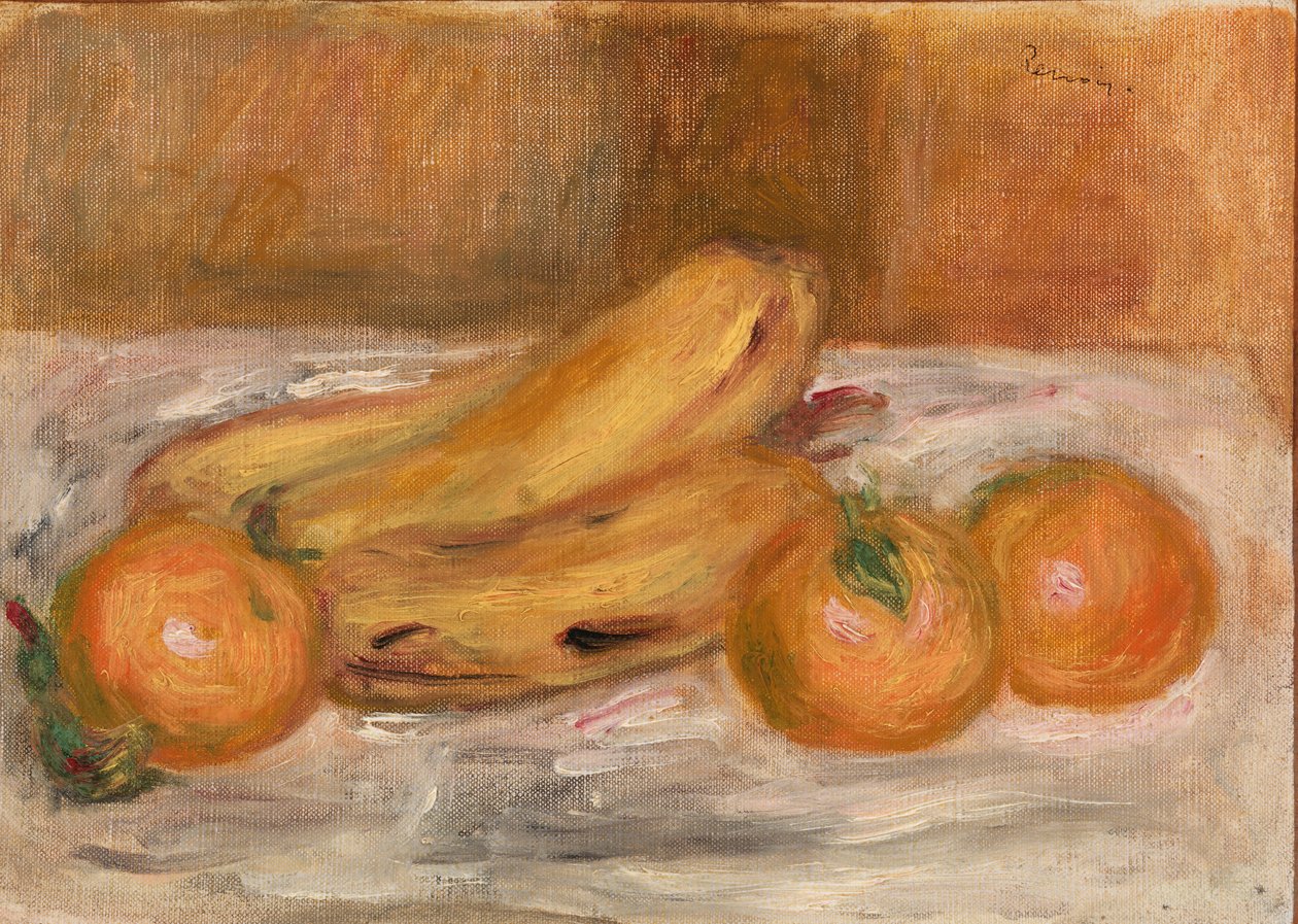 橘子和香蕉（Oranges et bananes） 作者 皮埃尔·奥古斯特·雷诺阿