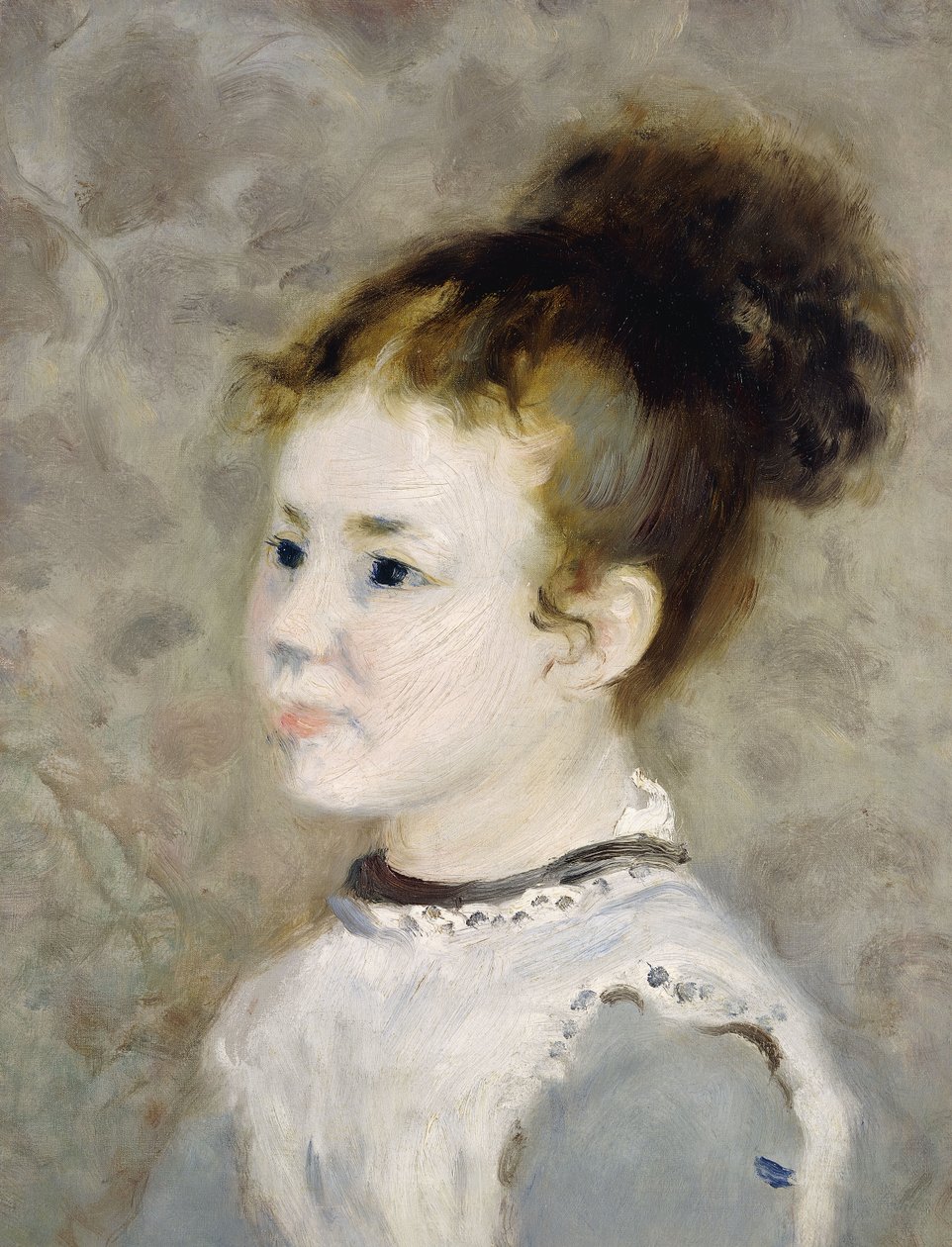 珍妮·西斯利（Jeanne Sisley）的肖像，1875年 作者 皮埃尔·奥古斯特·雷诺阿