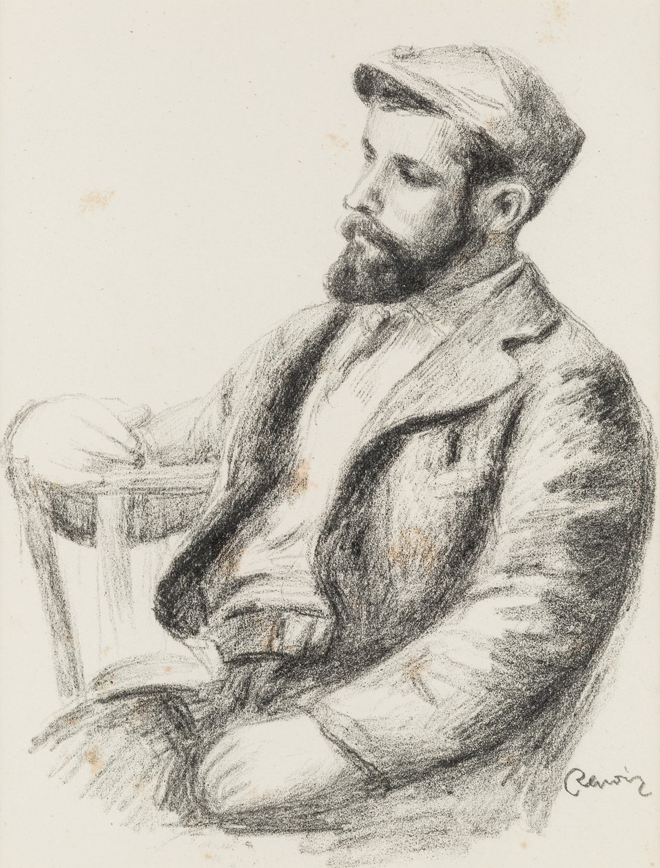 Louis Valtat 1869-1952年的肖像，1904年。 作者 皮埃尔·奥古斯特·雷诺阿