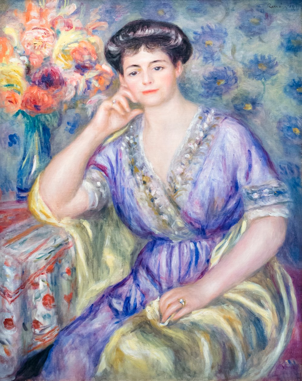 Portrait of Madame Joseph Durand Ruel 作者 皮埃尔·奥古斯特·雷诺阿
