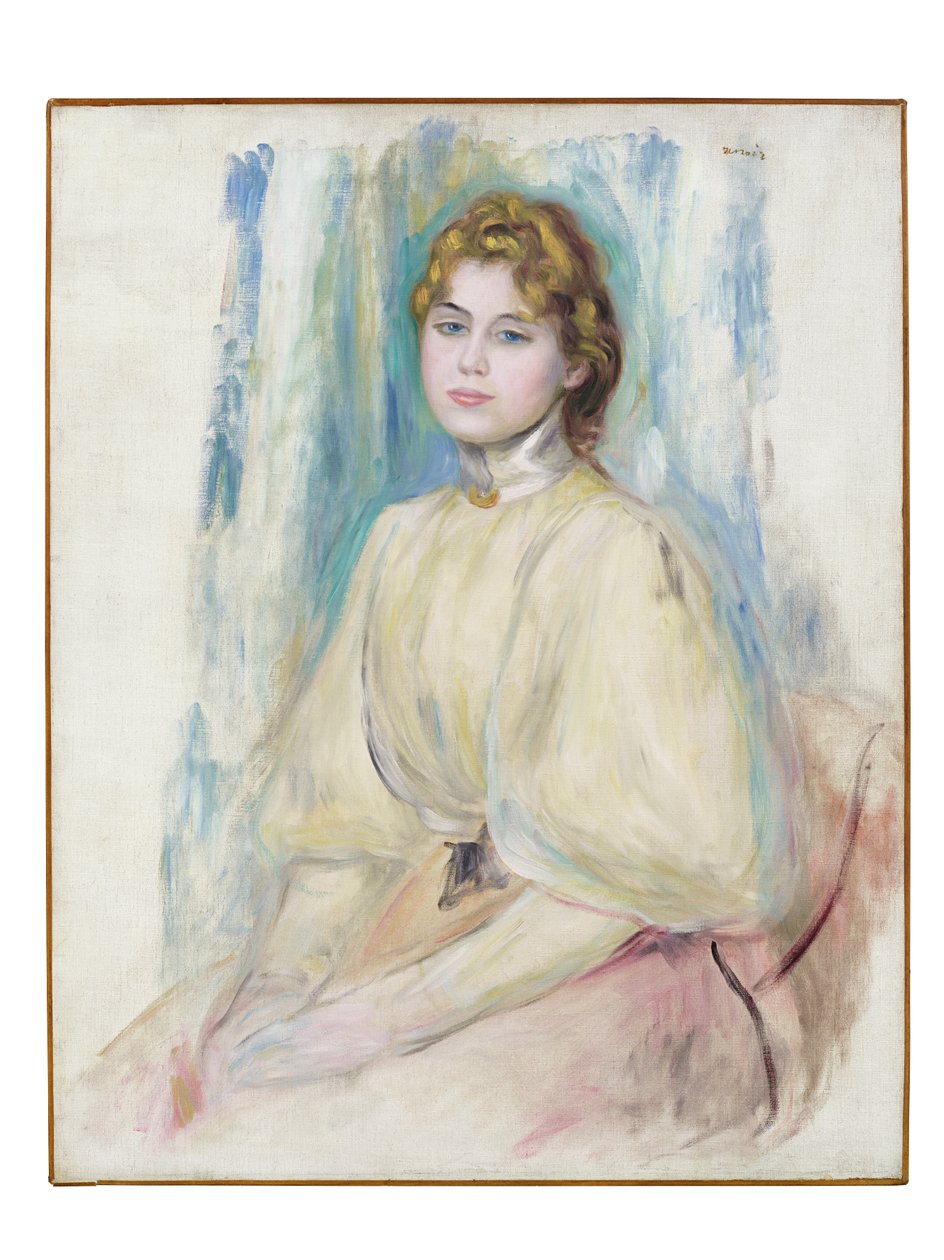 伊冯·罗洛女士的肖像，摄于1894年 作者 皮埃尔·奥古斯特·雷诺阿