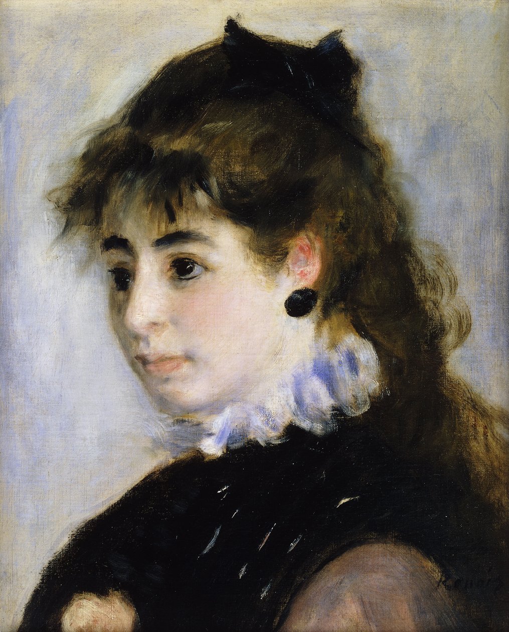 Henriette Henriot小姐的画像；亨里奥特夫人肖像，1874年 作者 皮埃尔·奥古斯特·雷诺阿