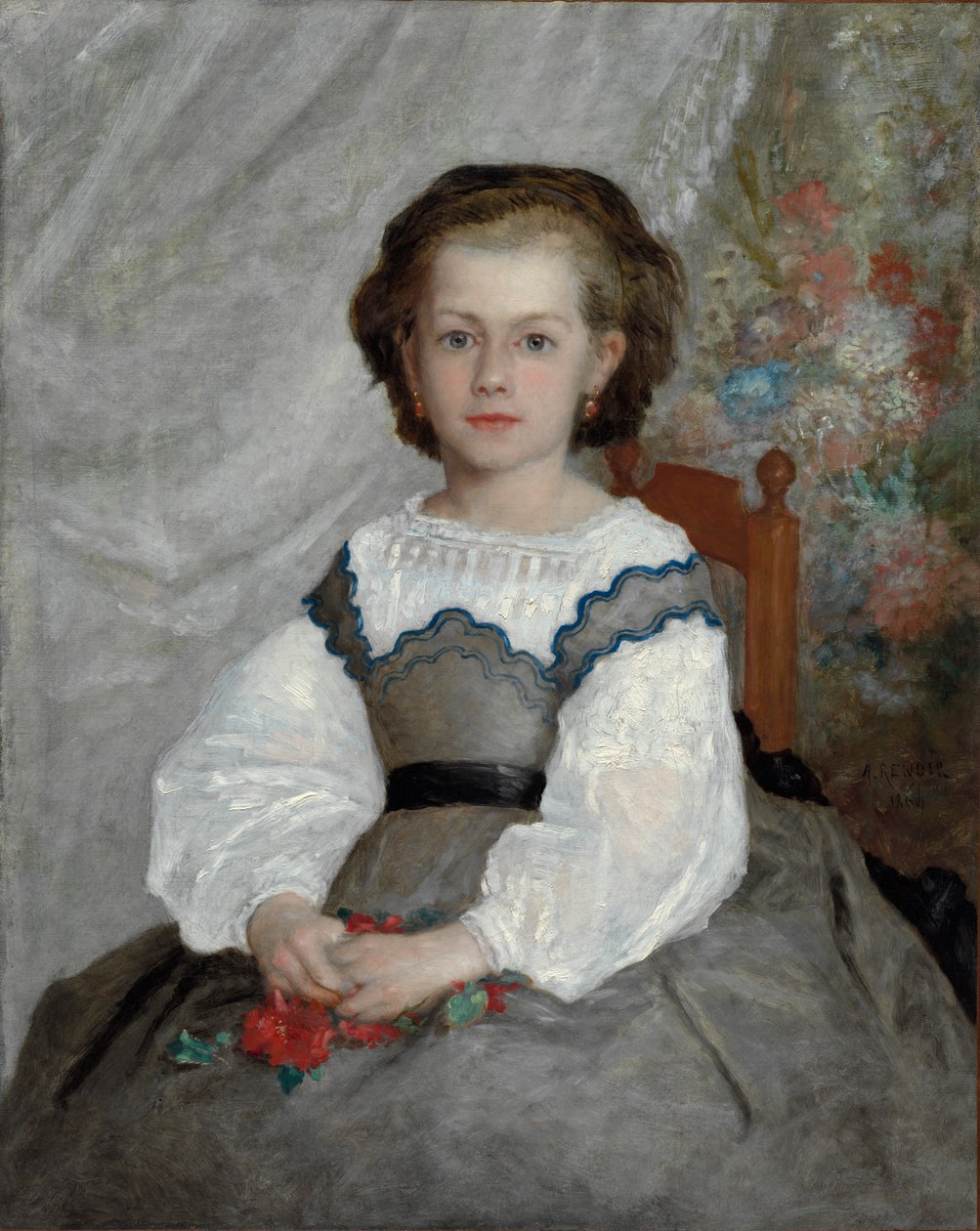 罗曼·拉考（Romaine Lacaux），1864年。 作者 皮埃尔·奥古斯特·雷诺阿