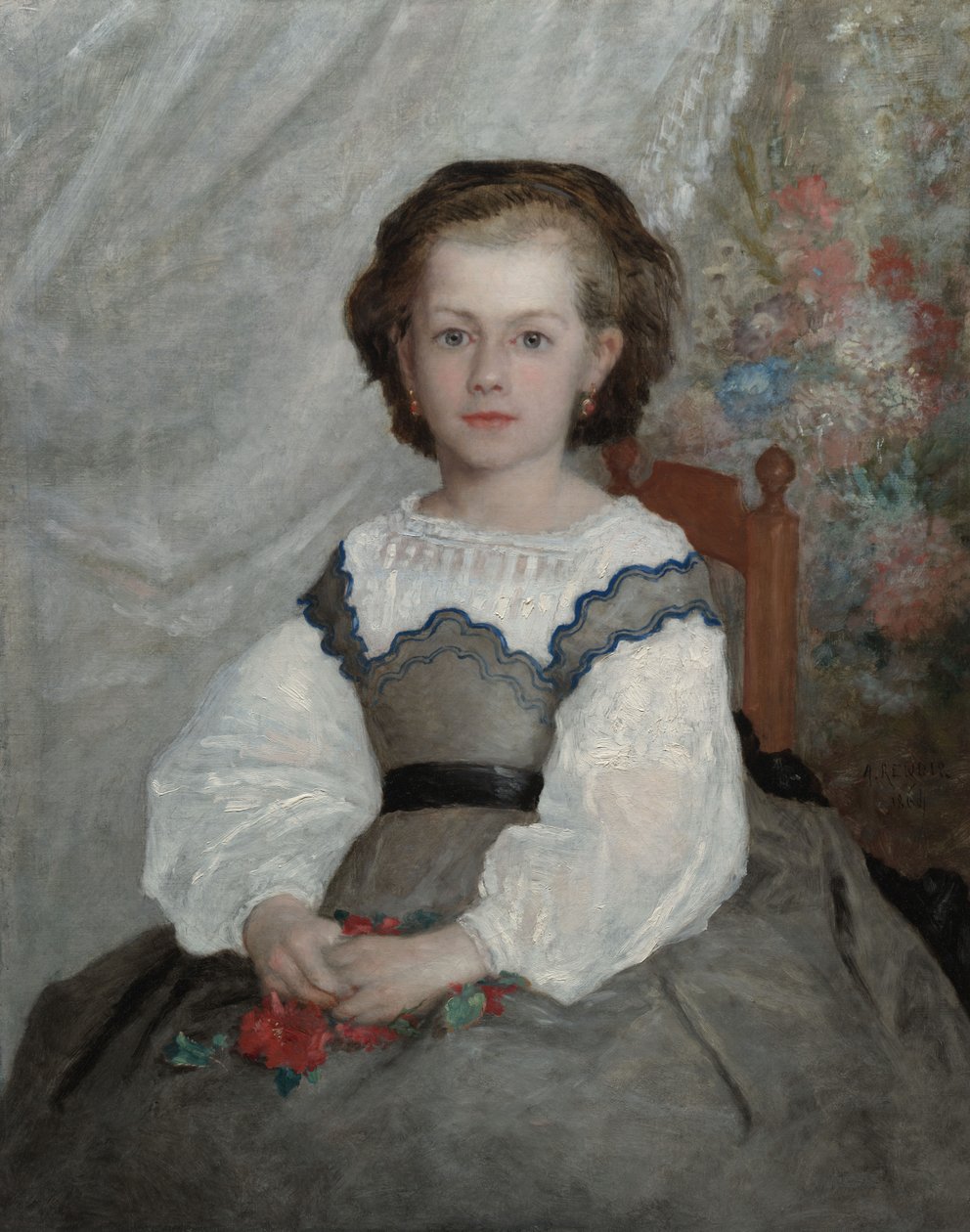 罗曼·拉考（Romaine Lacaux），1864年 作者 皮埃尔·奥古斯特·雷诺阿
