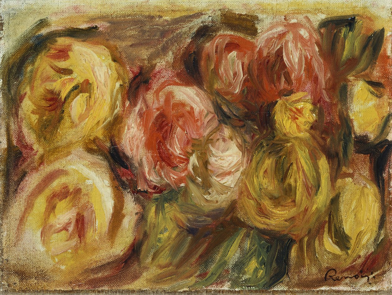 玫瑰，1919年 作者 皮埃尔·奥古斯特·雷诺阿