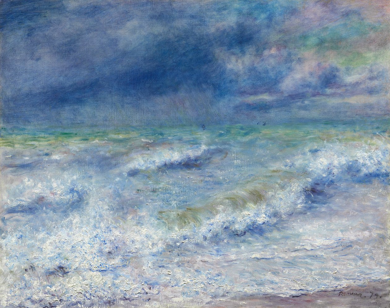 海景 作者 皮埃尔·奥古斯特·雷诺阿