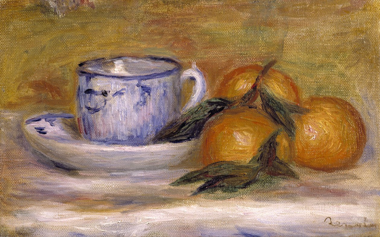 静物，c.1908（布面油画） 作者 皮埃尔·奥古斯特·雷诺阿