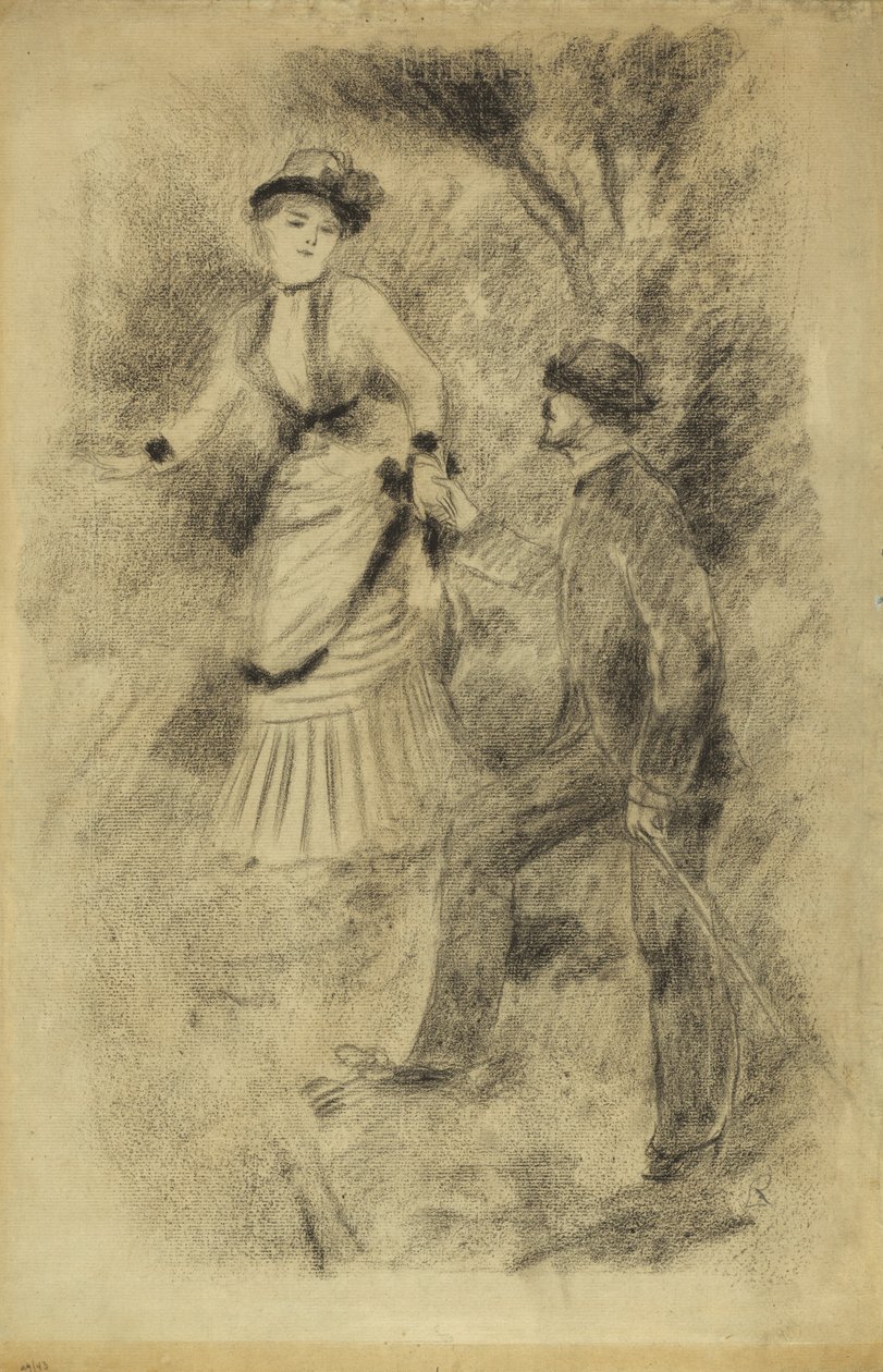 首脑会议的降临：1881年银行家的女儿让·马丁·斯蒂亚斯·海伦 作者 皮埃尔·奥古斯特·雷诺阿