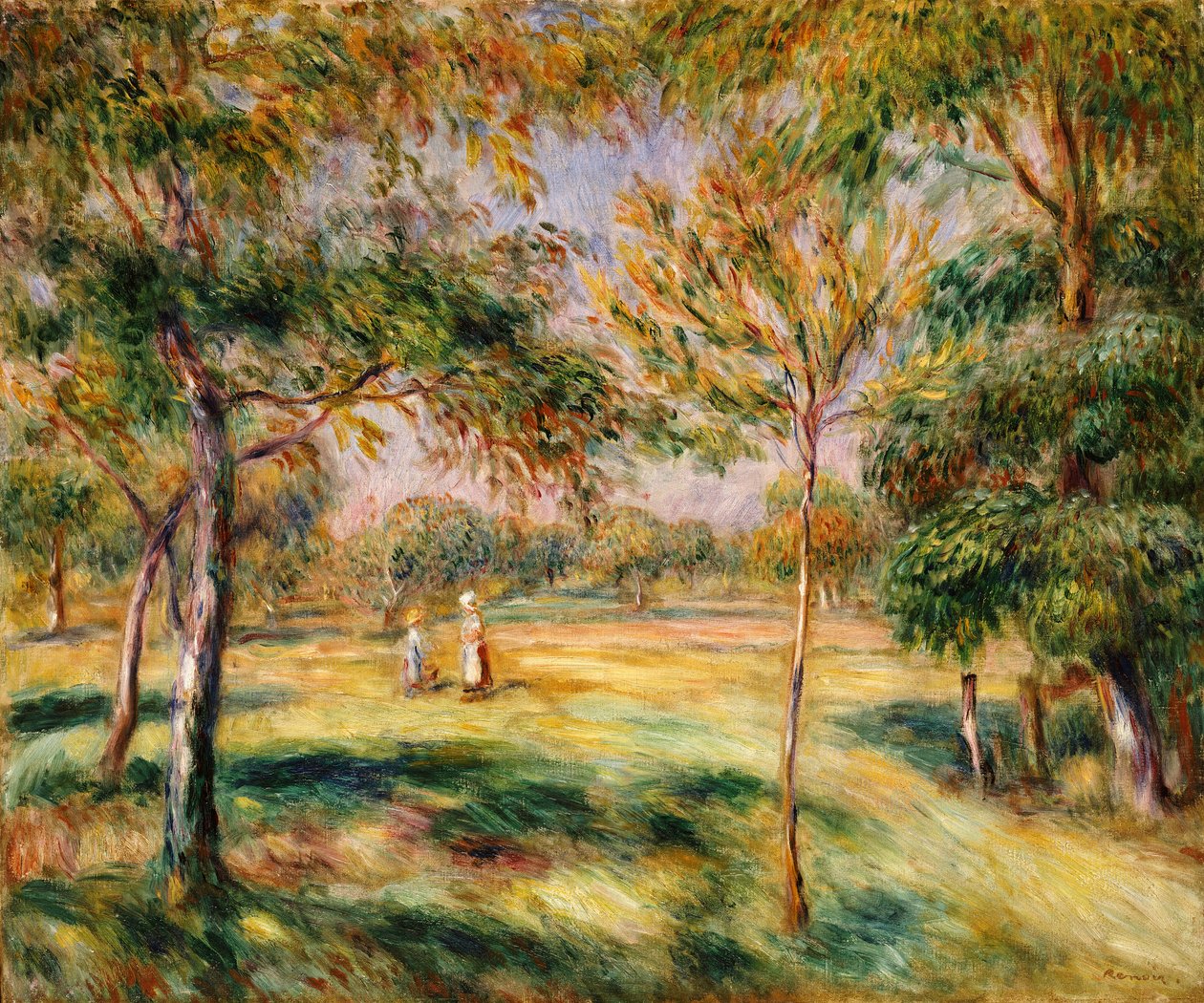 林间空地，1895年 作者 皮埃尔·奥古斯特·雷诺阿