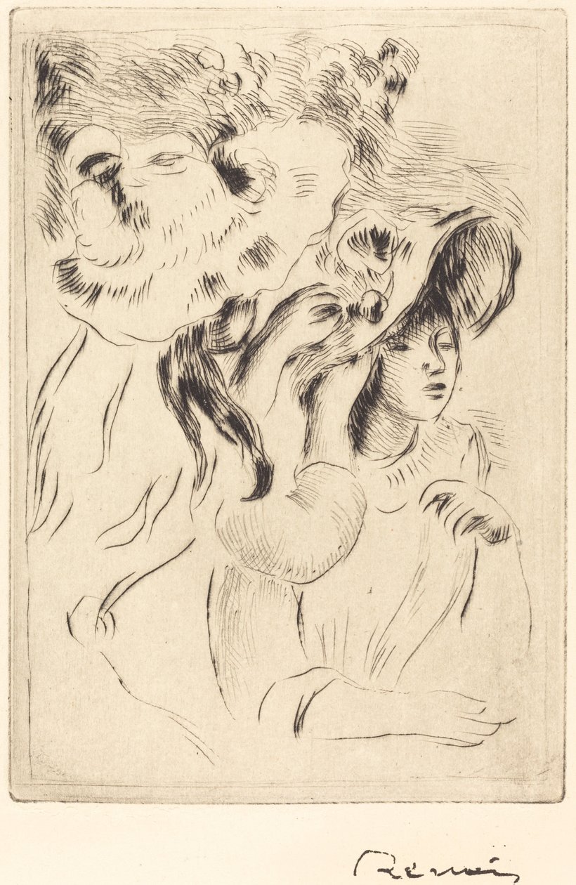 帽针 Le chapeau epingle, 1894. 作者 皮埃尔·奥古斯特·雷诺阿